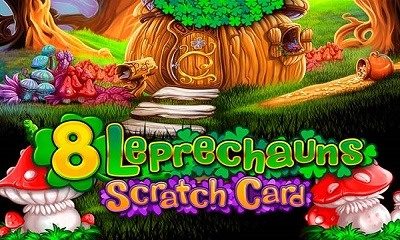 8 Leprechauns Scratch Card